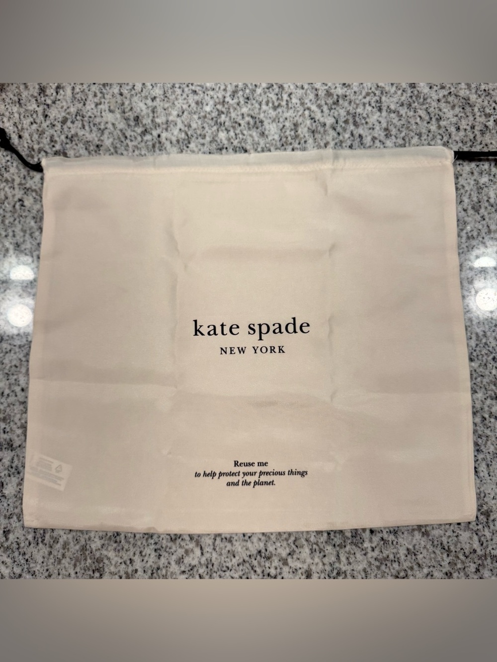 Kate Spade Cream Medium Dust Bag